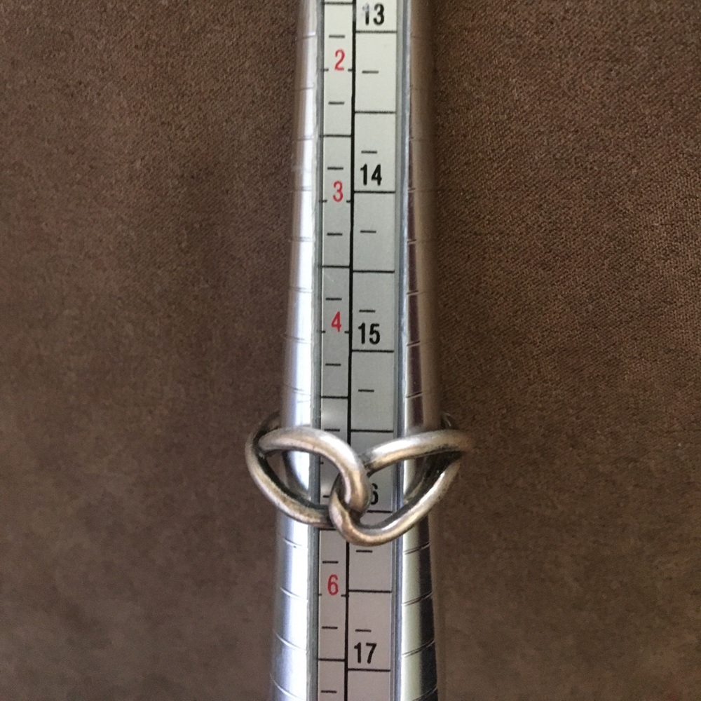 Silver Loop Ring - image 3